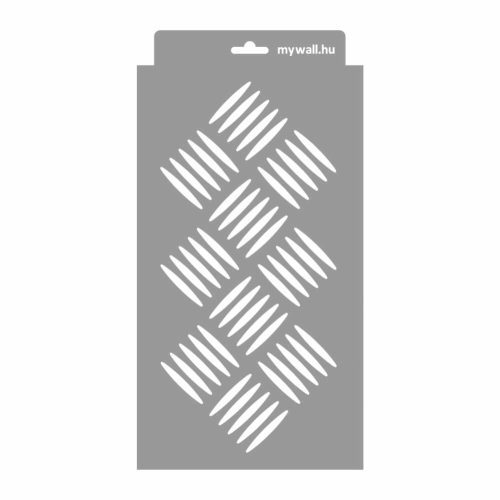 Tread plate 01 3D stencil - 18x35 cm