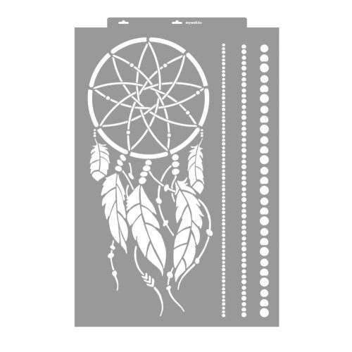 Dreamcatcher painting stencil - 59x89 cm