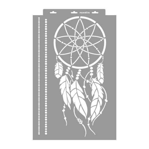 Dreamcatcher painting stencil - 38x60 cm