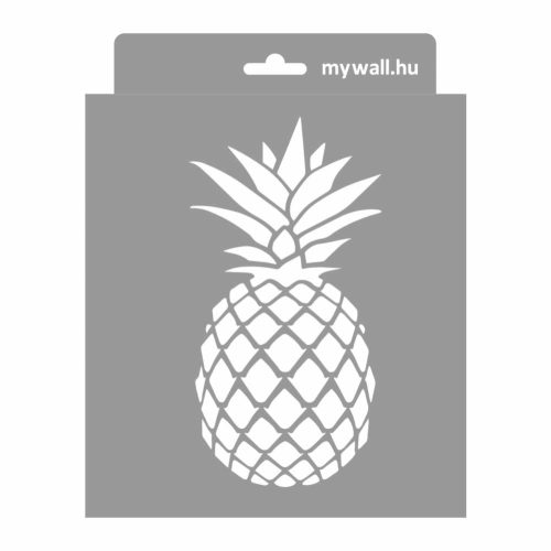 Pineapple 3D stencil - 18x23 cm