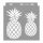 Pineapple painting stencil - 31x35 cm