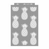 Pineapple 3D stencil - 38x60 cm