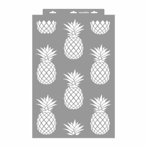 Pineapple 3D stencil - 38x60 cm