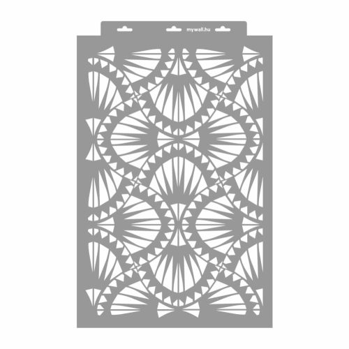 Art deco 12 3D stencil - 38x60 cm 2