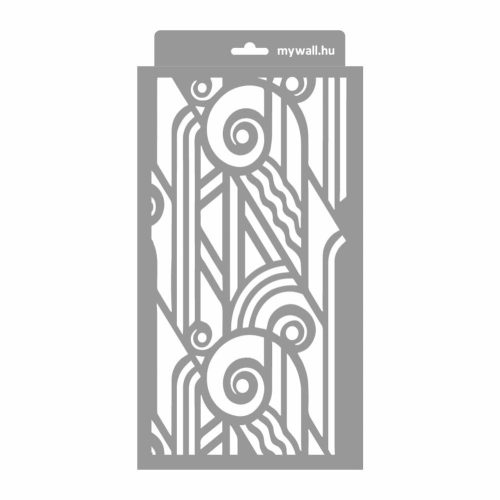 Art deco 19 3D stencil - 18x35 cm