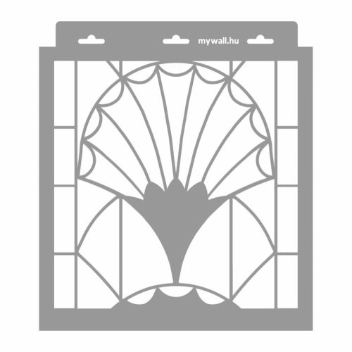 Art deco 01 3D stencil - 31x35 cm