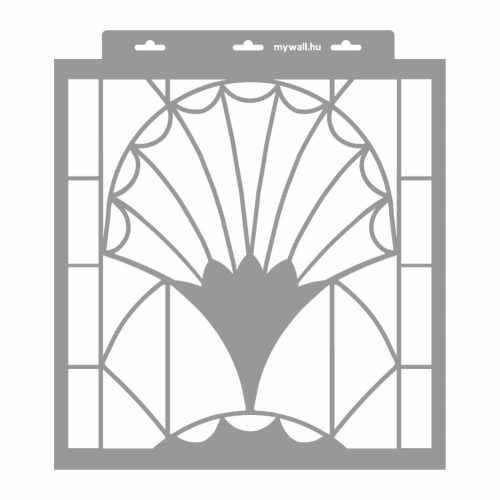 Art deco 01 3D stencil - 38x42 cm