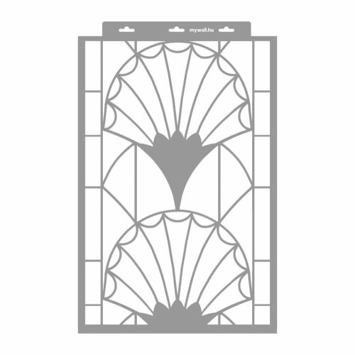 Art deco 01 3D stencil - 38x60 cm 1