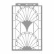 Art deco 01 3D stencil - 38x60 cm 1