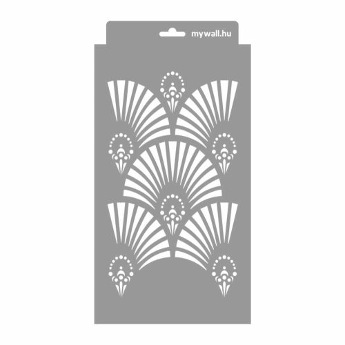 Art deco 03 3D stencil - 18x35 cm