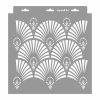 Art deco 03 painting stencil - 31x35 cm