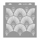 Art deco 03 3D stencil - 31x35 cm