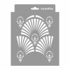 Art deco 03 painting stencil - 18x23 cm