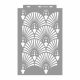 Art deco 03 3D stencil - 38x60 cm 1