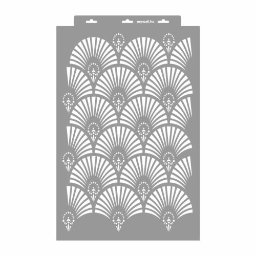 Art deco 03 3D stencil - 38x60 cm 2