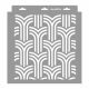 Art deco 04 3D stencil - 31x35 cm