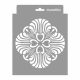 Art deco 05 3D stencil - 18x23 cm