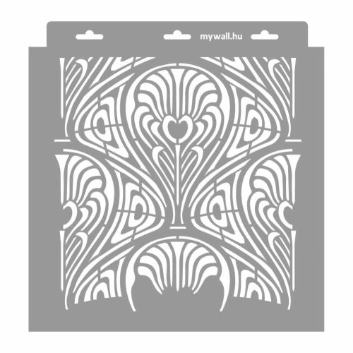 Art deco 05 3D stencil - 31x35 cm