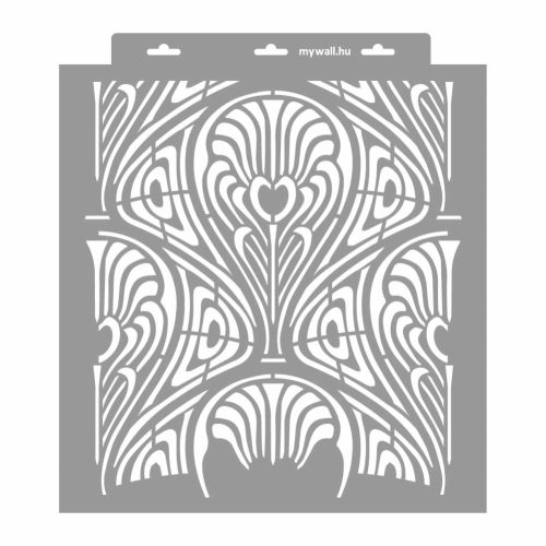 Art deco 05 3D stencil - 38x42 cm