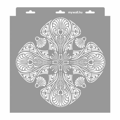 Art deco 05 3D stencil - 28x29 cm