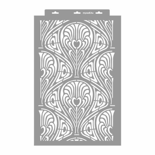 Art deco 05 3D stencil - 38x60 cm