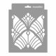 Art deco 07 3D stencil - 18x23 cm