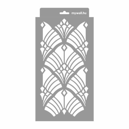 Art deco 07 3D stencil - 18x35 cm