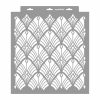 Art deco 07 3D stencil - 38x42 cm