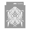 Art deco 09 3D stencil - 18x23 cm