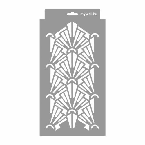 Art deco 09 3D stencil - 18x35 cm