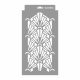 Art deco 09 3D stencil - 18x35 cm