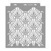 Art deco 09 3D stencil - 38x42 cm