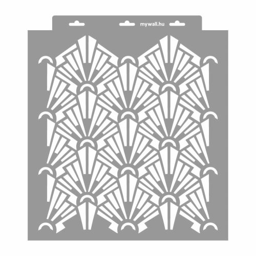 Art deco 09 3D stencil - 38x42 cm