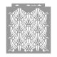 Art deco 09 3D stencil - 38x42 cm