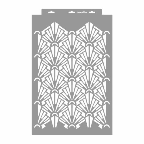 Art deco 09 3D stencil - 38x60 cm