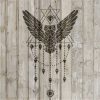 Owl 3D stencil - 38x60 cm
