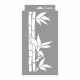 Bamboo painting stencil - 18x35 cm