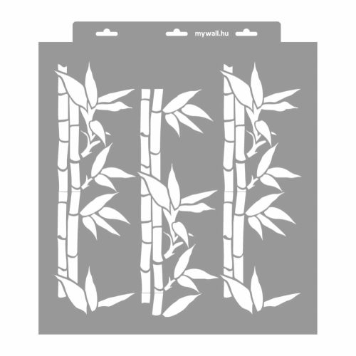 Bamboo painting stencil - 38x42 cm