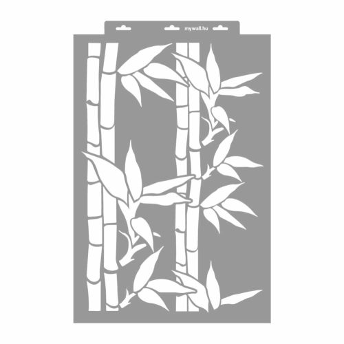 Bambusz stencil - 3D - 38x60 cm maxi