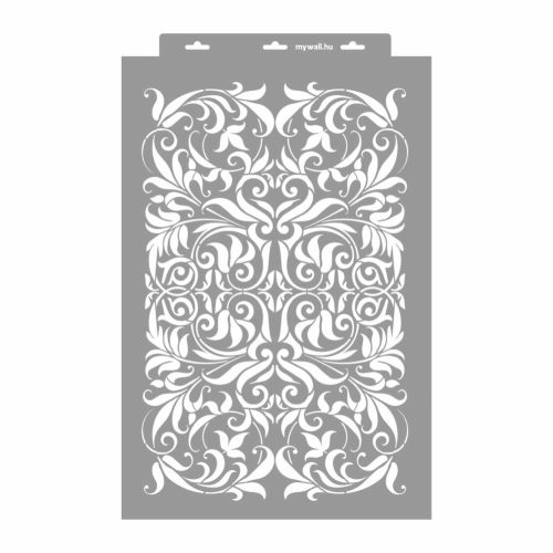 Baroque tendrils painting stencil - 38x60 cm 1