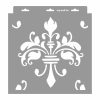 Baroque 01 painting stencil - 31x35 cm 1