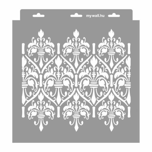 Baroque 01 painting stencil - 31x35 cm 2