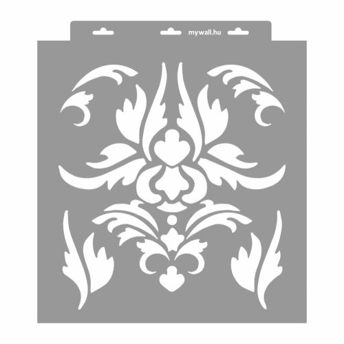 Baroque 04 3D stencil - 38x42 cm 2