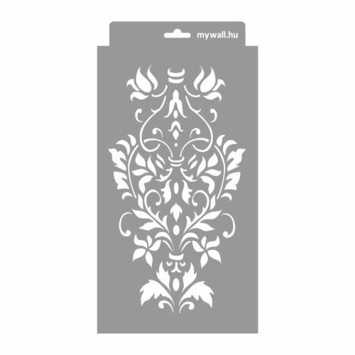 Baroque 05 3D stencil - 18x35 cm