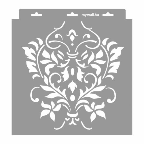 Baroque 05 3D stencil - 31x35 cm