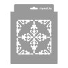 Elegant lace painting stencil - 18x23 cm