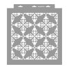 Elegant lace painting stencil - 38x42 cm