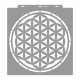 Flower of life 01 3D stencil - 59x63 cm