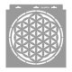 Flower of life 01 painting stencil - 31x35 cm