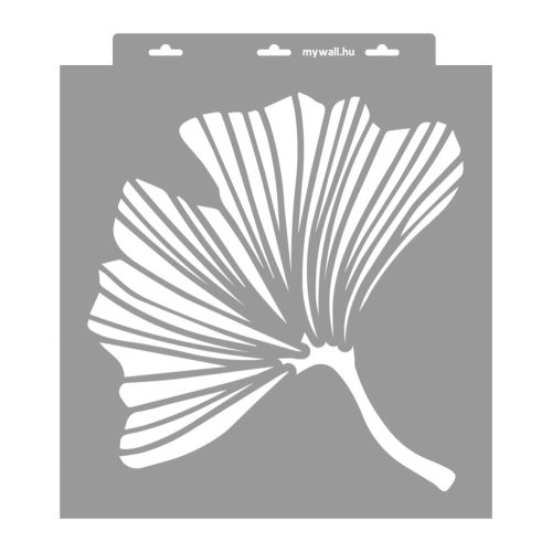 Ginkgo 3D stencil - 38x42 cm 1